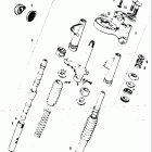 A100 AS100 AC100 1969 Reflex reflector-front fork