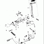 A100 AS100 AC100 1969 Gear shifting cam-gear shifting lever-kick starter...