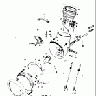 T20 TC250 1969 Ignition switch-head lamp-high beam indicator lamp...