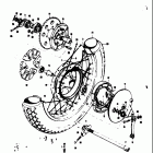 T305 TC305 1969 Заднее колесо