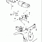 A100 AS100 AC100 1969 Frame-brake pedal-fuel tank-oil tank-seat