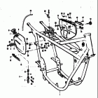 T305 TC305 1969 Frame-frame left cover-oil tank