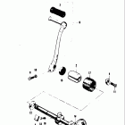 A100 AS100 AC100 1969 Кик стартер