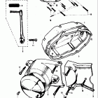 150 S32-2 1968 Crankcase covers-gear shifting lever kick starter ...