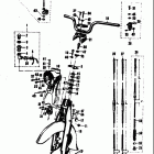 55 M 31 1968 Front fork-handlebar-high beam indicator-rear view...