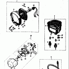 55 M 31 1968 Head lamp-speedometer - tail / brake lamp