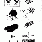 50 M15 M15D M12 1968 Optional: gear shifting lever-fuel tank cap-seat-c...