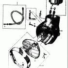 50 M15 M15D M12 1968 Head lamp housing-head lamp-speedometer-speedomete...