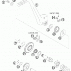 250 SX ENGINE Кик стартер