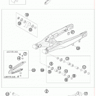 250 XCFW CE CHASSIS Бугель