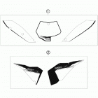 250 XCW CHASSIS Наклейки