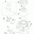 85 SX ENGINE Цилиндр