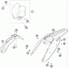 300 XCW CHASSIS Обтекатель , крылья