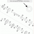 150 SX ENGINE Трансмиссия 2-контрпривод