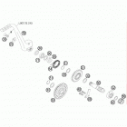 250 XCFW CE ENGINE Кик стартер