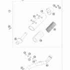 450 XCW CE CHASSIS Глушитель