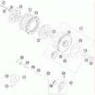 105 SX ENGINE Сцепление