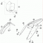300 XC CHASSIS Обтекатель , крылья