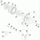 105 SX ENGINE Сцепление