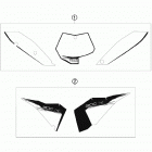 300 XCW CHASSIS Наклейки