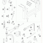 250 XCFW CE ENGINE Специальный инструмент