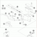 105 SX CHASSIS Главный цилиндр тормозной