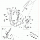 450 XCW CE CHASSIS Рама