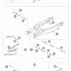 250 XCW CHASSIS Бугель