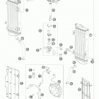 250 XCFW CE ENGINE Система охлаждения