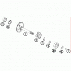 530 EXC USA ENGINE Балансирный вал