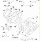 105 SX ENGINE Картер двигателя