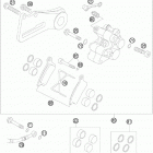 105 SX CHASSIS Тормозной суппорт задний