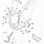 250 XCFW CE CHASSIS Рама