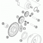 250 XCFW CE ENGINE Электрический стартер