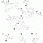 85 SX CHASSIS Тормозной суппорт задний
