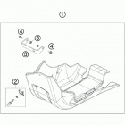 450 XCW SD CHASSIS Зажита двигателя
