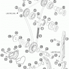 250 XCFW CE ENGINE Газо-распределительный механизм