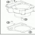 250 XCFW CE ENGINE Цилиндр