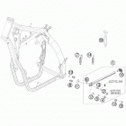 400 XCW CHASSIS Подножки