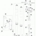 450 XCW SD CHASSIS Передняя вилка