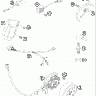 200 EXC ENGINE Система зажигания