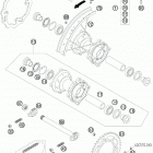 85 SX CHASSIS Заднее колесо