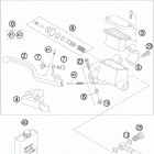 85 SX CHASSIS Главный цилиндр тормозной