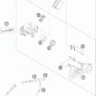 200 XCW CHASSIS Тормозной суппорт задний