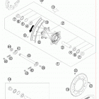 150 SX CHASSIS Заднее колесо