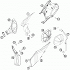 250 XCFW CE CHASSIS Воздушный фильтр