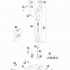 85 SX CHASSIS Тормозной цилиндр задний