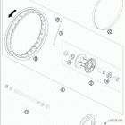 50 SX Mini Chassis Переднее колесо