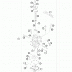 105 SX ENGINE Карбюратор