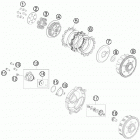 65 SX ENGINE Сцепление